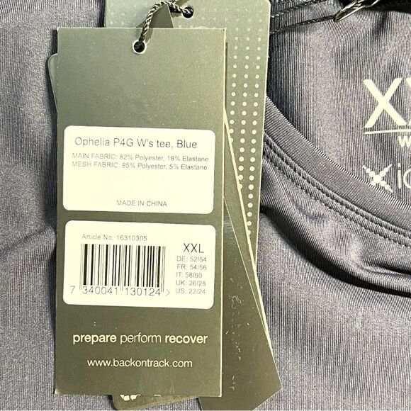 NWT Back On Track Ophelia P4G Activewear T-Shirt Equestrian Golf Performance XXL - Picture 8 of 12